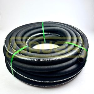MANGUERA DE JEBE CON LONA CON ESPIRAL ACERO SUCCION DE AGUA